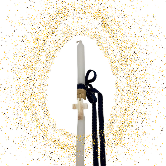 EASTER LAMBADA WITH MOTHER OF PEARL CROSS
